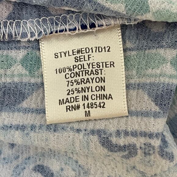 NWT Aratta Cyrena Secret Garden Floral Handkerchief Sleeveless Tank Top - M - Picture 5 of 6